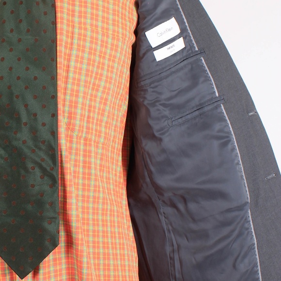 Calvin Klein 38S Gray Sport Coat B435 - Picture 6 of 8